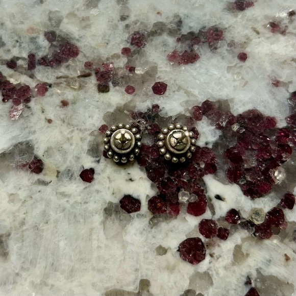 Brighton Silver Crystal Stud Earrings - Picture 2 of 4